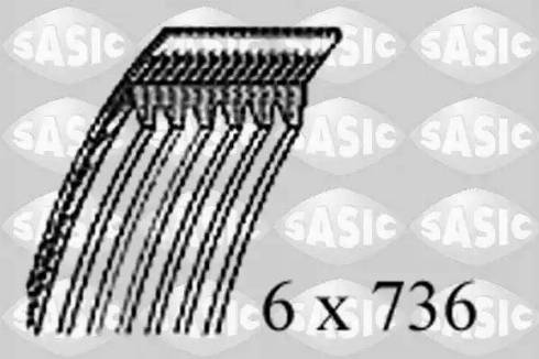 Sasic 1776059 - Поликлиновой ремень autospares.lv