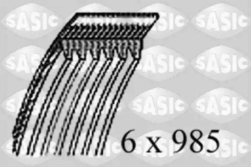 Sasic 1776065 - Поликлиновой ремень autospares.lv