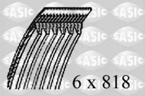 Sasic 1776062 - Поликлиновой ремень autospares.lv