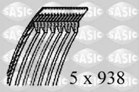 Sasic 1776038 - Поликлиновой ремень autospares.lv