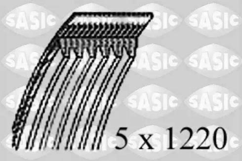 Sasic 1770056 - Поликлиновой ремень autospares.lv