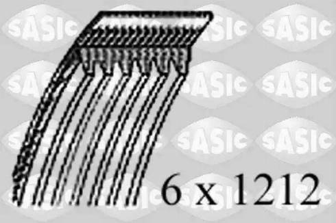Sasic 1770051 - Поликлиновой ремень autospares.lv
