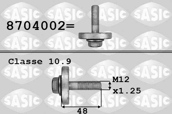 Sasic 8704002 - Болт шкива autospares.lv