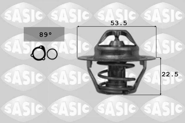 Sasic 3304009 - Термостат охлаждающей жидкости / корпус autospares.lv