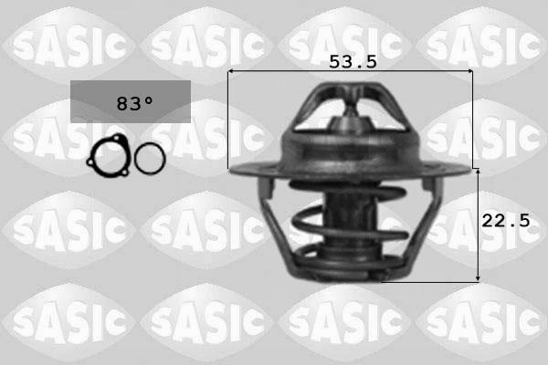 Sasic 3304003 - Термостат охлаждающей жидкости / корпус autospares.lv