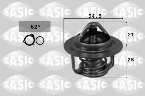 Sasic 3304013 - Термостат охлаждающей жидкости / корпус autospares.lv