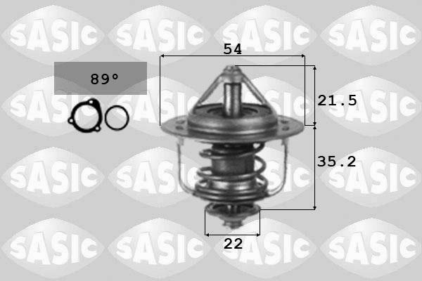 Sasic 3306045 - Термостат охлаждающей жидкости / корпус autospares.lv