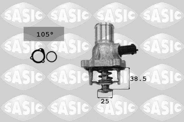 Sasic 3306054 - Термостат охлаждающей жидкости / корпус autospares.lv