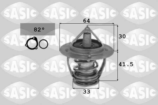 Sasic 3306055 - Термостат охлаждающей жидкости / корпус autospares.lv