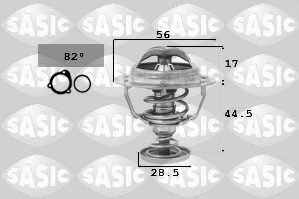 Sasic 3306063 - Термостат охлаждающей жидкости / корпус autospares.lv