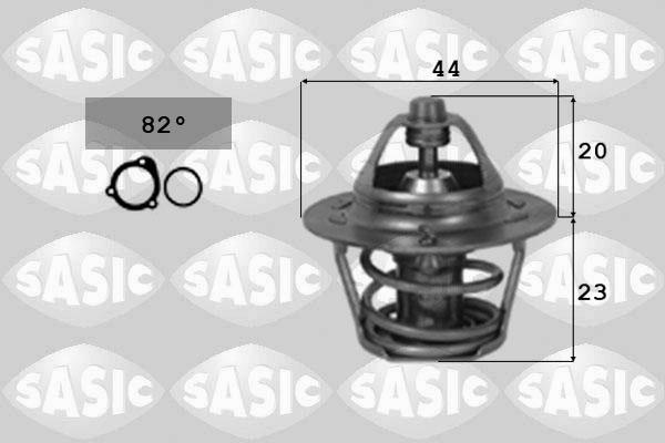 Sasic 3306013 - Термостат охлаждающей жидкости / корпус autospares.lv