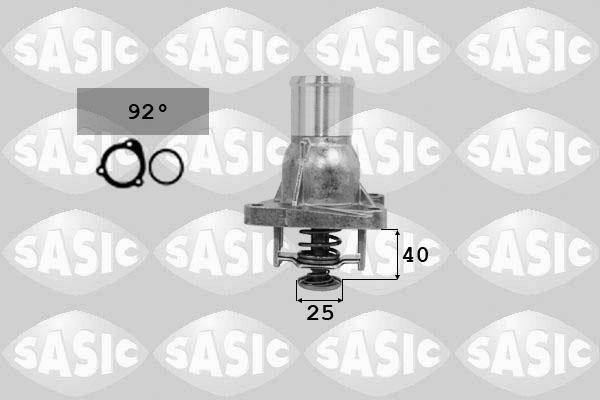 Sasic 3306089 - Термостат охлаждающей жидкости / корпус autospares.lv