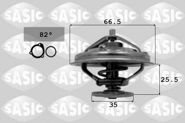 Sasic 3306074 - Термостат охлаждающей жидкости / корпус autospares.lv