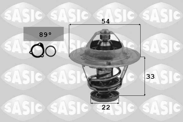 Sasic 3306078 - Термостат охлаждающей жидкости / корпус autospares.lv