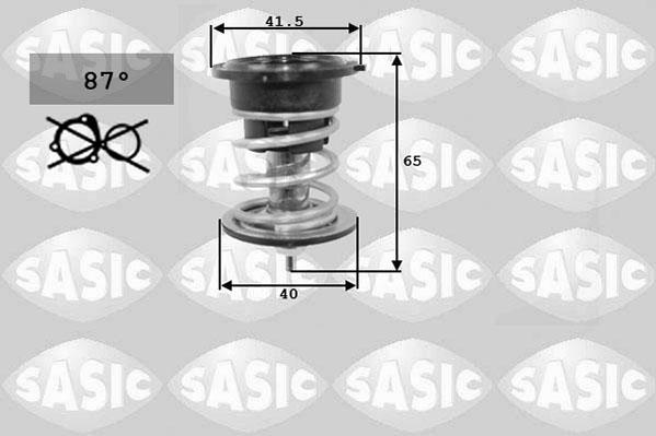 Sasic 3306109 - Термостат охлаждающей жидкости / корпус autospares.lv