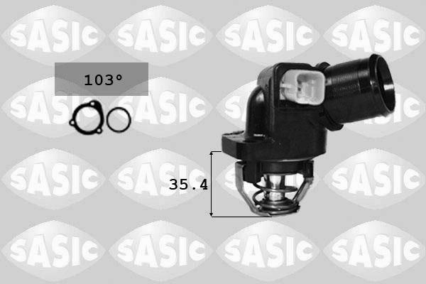 Sasic 3300003 - Термостат охлаждающей жидкости / корпус autospares.lv