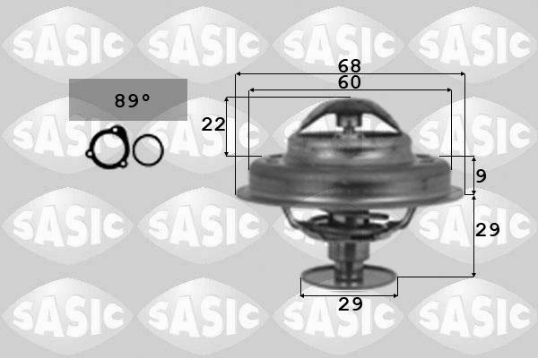 Sasic 3381041 - Термостат охлаждающей жидкости / корпус autospares.lv