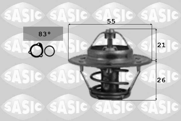 Sasic 3381391 - Термостат охлаждающей жидкости / корпус autospares.lv