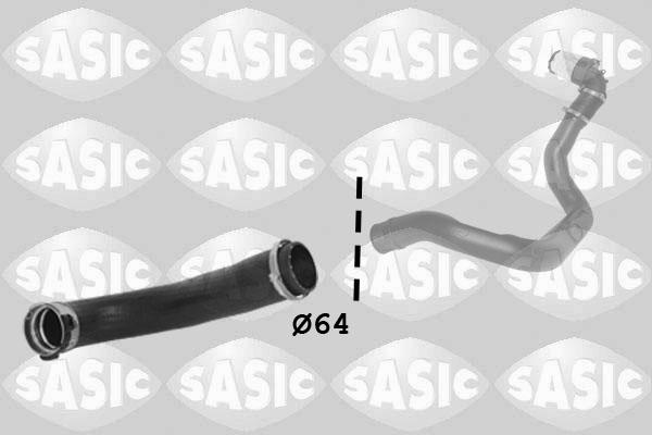 Sasic 3334055 - Трубка, нагнетание воздуха autospares.lv