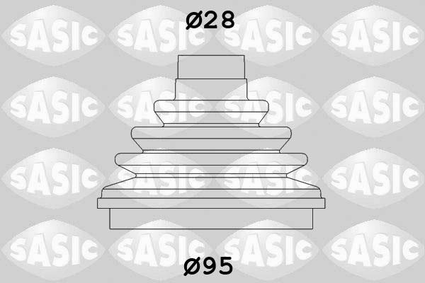 Sasic 2933003 - Пыльник, приводной вал autospares.lv