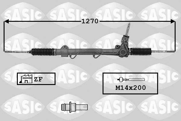Sasic 7006063 - Рулевой механизм, рейка autospares.lv