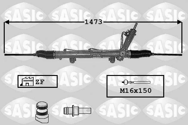 Sasic 7006062 - Рулевой механизм, рейка autospares.lv