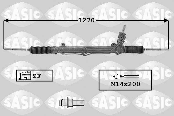 Sasic 7006067 - Рулевой механизм, рейка autospares.lv