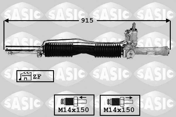 Sasic 7006000 - Рулевой механизм, рейка autospares.lv
