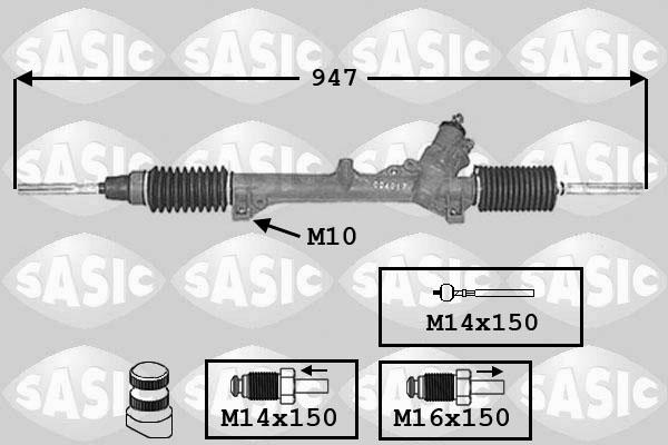 Sasic 7006084 - Рулевой механизм, рейка autospares.lv