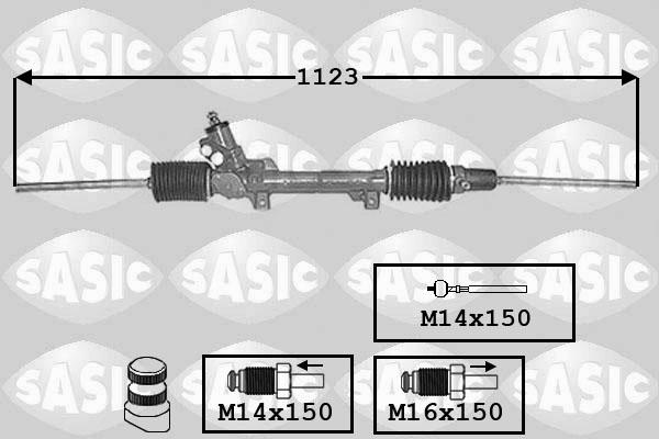 Sasic 7006085 - Рулевой механизм, рейка autospares.lv