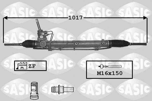 Sasic 7006038 - Рулевой механизм, рейка autospares.lv