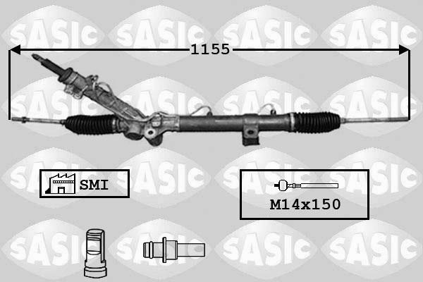 Sasic 7006167 - Рулевой механизм, рейка autospares.lv