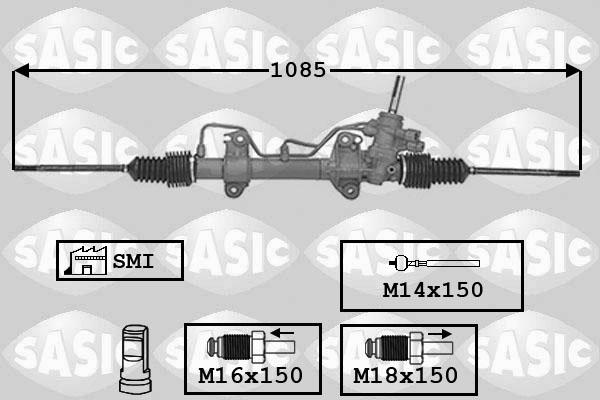 Sasic 7006119 - Рулевой механизм, рейка autospares.lv