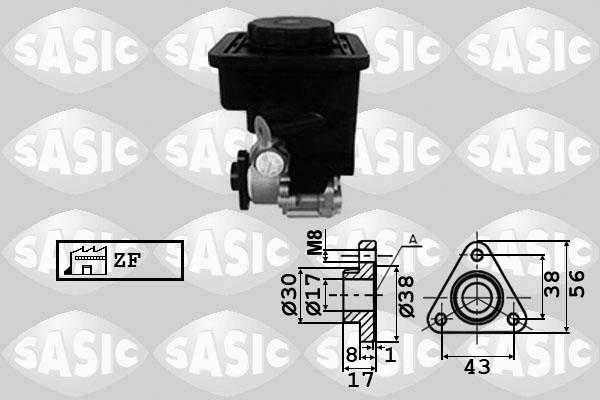 Sasic 7076050 - Гидравлический насос, рулевое управление, ГУР autospares.lv