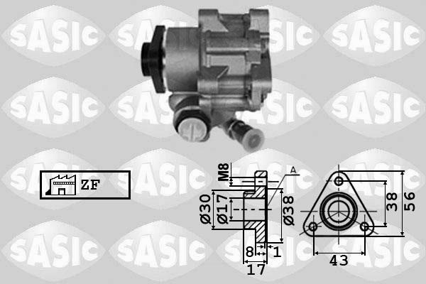 Sasic 7076058 - Гидравлический насос, рулевое управление, ГУР autospares.lv