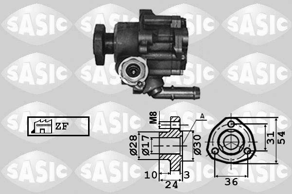 Sasic 7076009 - Гидравлический насос, рулевое управление, ГУР autospares.lv