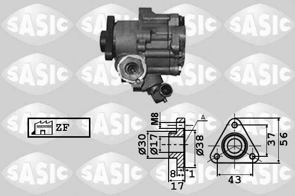 Sasic 7076004 - Гидравлический насос, рулевое управление, ГУР autospares.lv