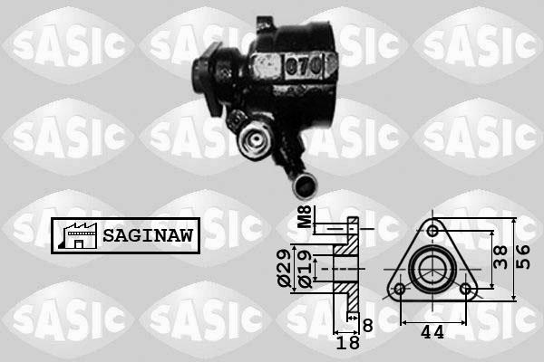 Sasic 7076005 - Гидравлический насос, рулевое управление, ГУР autospares.lv