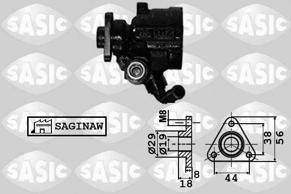 Sasic 7076003 - Гидравлический насос, рулевое управление, ГУР autospares.lv