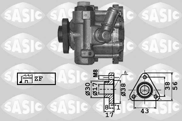 Sasic 7076025 - Гидравлический насос, рулевое управление, ГУР autospares.lv