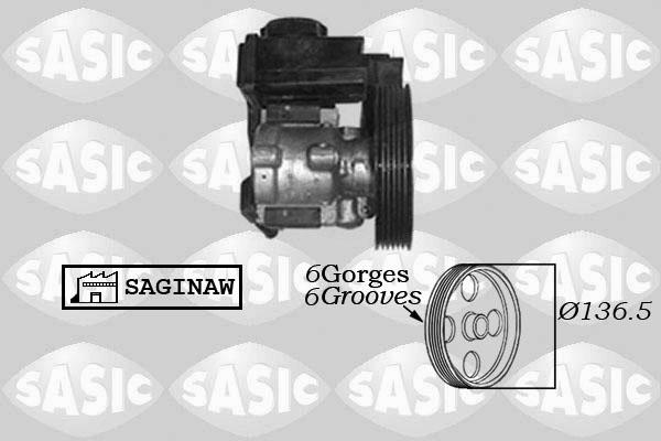 Sasic 7070023 - Гидравлический насос, рулевое управление, ГУР autospares.lv