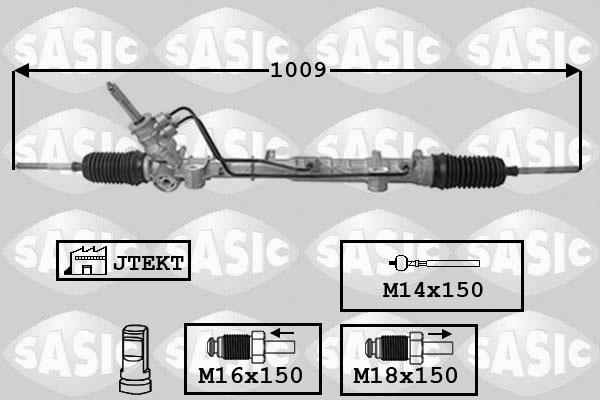 Sasic 7174017 - Рулевой механизм, рейка autospares.lv