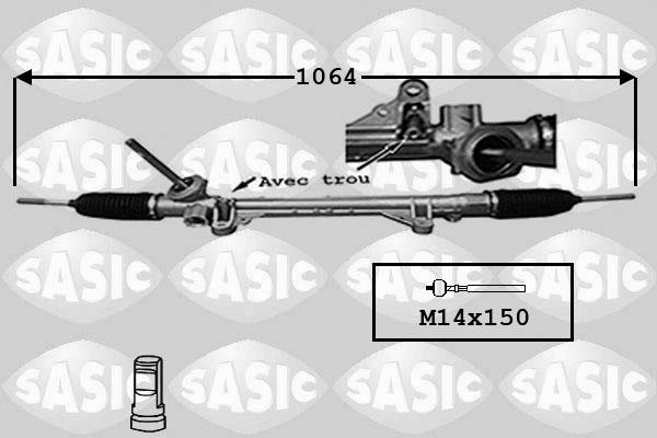 Sasic 7174030 - Рулевой механизм, рейка autospares.lv