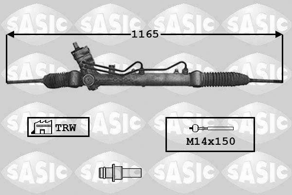 Sasic 7176031 - Рулевой механизм, рейка autospares.lv