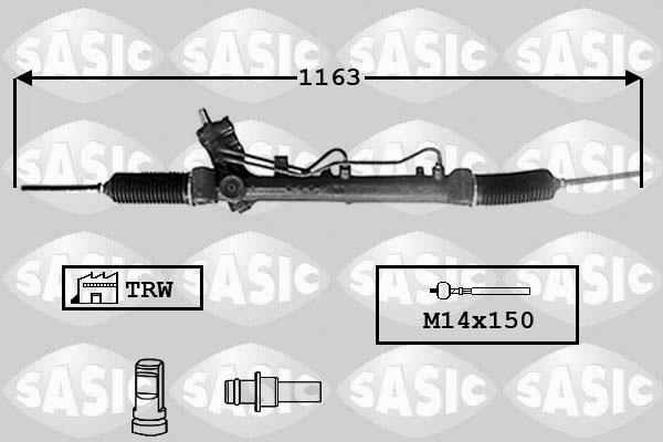 Sasic 7176032 - Рулевой механизм, рейка autospares.lv