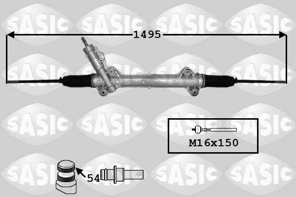 Sasic 7176070 - Рулевой механизм, рейка autospares.lv