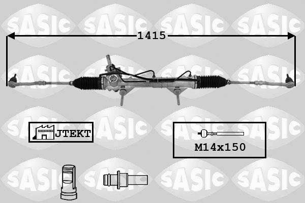 Sasic 7170059 - Рулевой механизм, рейка autospares.lv