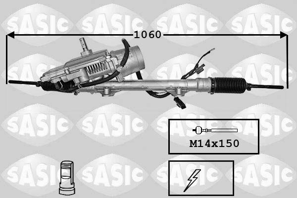 Sasic 7170055 - Рулевой механизм, рейка autospares.lv