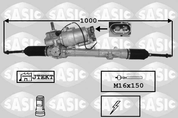 Sasic 7170058 - Рулевой механизм, рейка autospares.lv