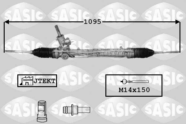 Sasic 7170053 - Рулевой механизм, рейка autospares.lv